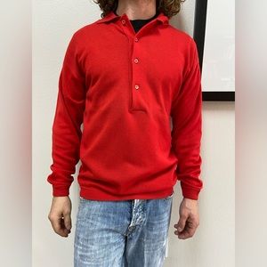 Vintage FG Bogner L Cashmere/Wool Blend Collared Sweater